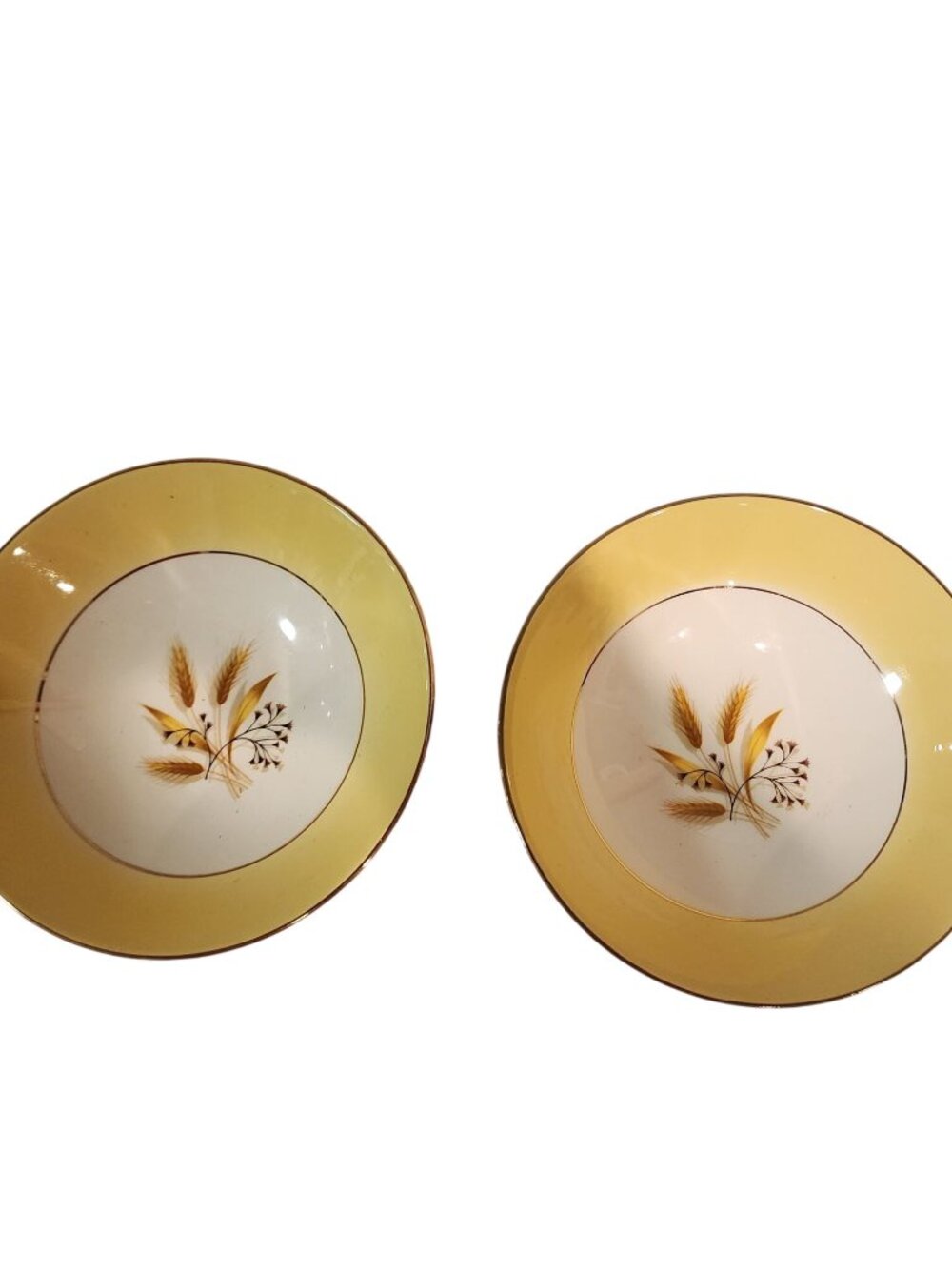 Autumn Gold Wheat Century Service Set Of 2 - Berry bowls